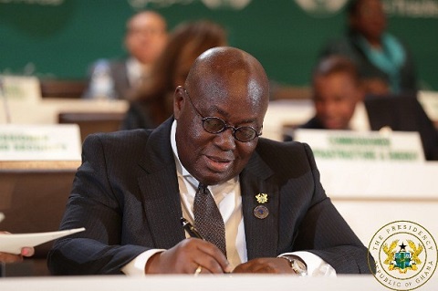 President Akufo-Addo was reported 