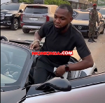 Watch how Rev. Obofour and wife flaunt 2001 Chrysler Prowler in East Legon