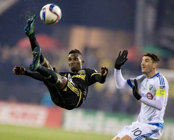 Ghana defender Harrison Afful in action