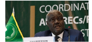 Chairperson of the African Union Commission Moussa Faki Mahamat.
