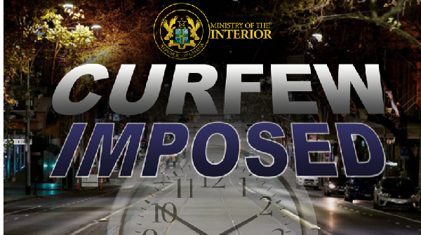 The curfew will be from 10 pm to 4 am