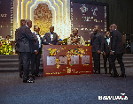 Watch as special Asantehene gold clock artwork is auctioned for GH¢1.5 million