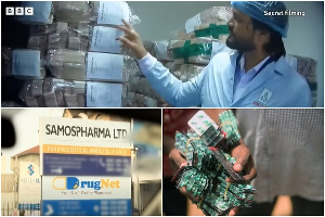 Screenshots from the BBC Africa Eye documentary