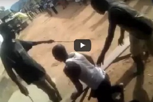Man flogged in public for sleeping with married woman.