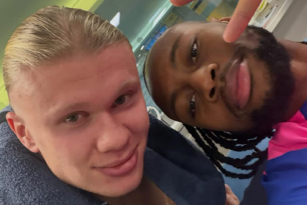 'Let's get to work' &ndash; Erling Haaland welcomes Antoine Semenyo