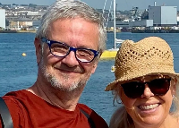 Inger Kalleklev, who is Norwegian, and her English husband James Drakeford