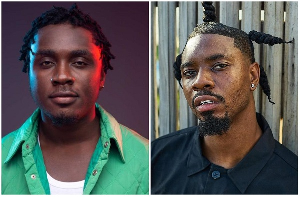 (L) Rapper Kweku Smoke and Beeztrap KOTM (R)