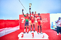 Cyclists who claimed top three honors during the PRURide 2026