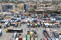 A view of Tema port