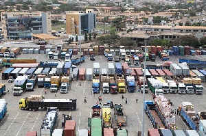 A view of Tema port