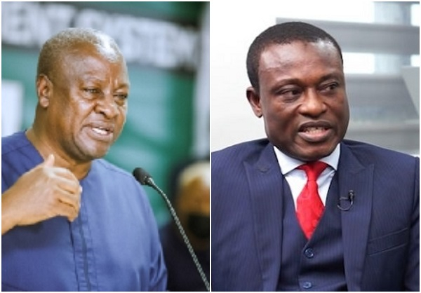 John Dramani Mahama and Kissi Agyebeng