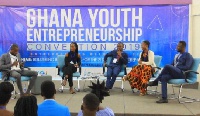 Panelists at the Ghana Youth Entrepreneurship Convention