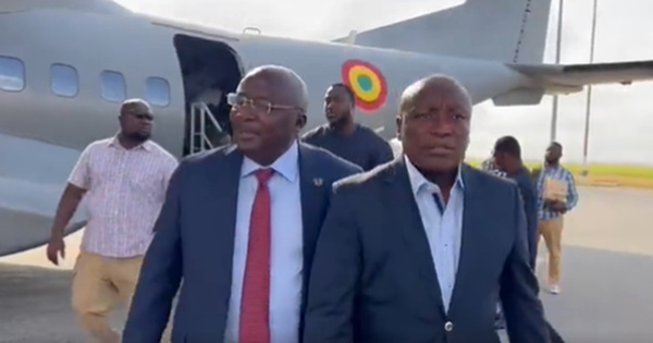 Kwabena Agyepong with NPP 2024 flagbearer Mahamudu Bawumia