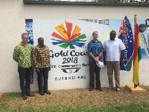 At the launch of Commonwealth Games 2018