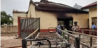 The fire destroyed the boy's dormitory of the school
