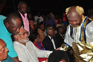 Rawlings With Ayittey Powers