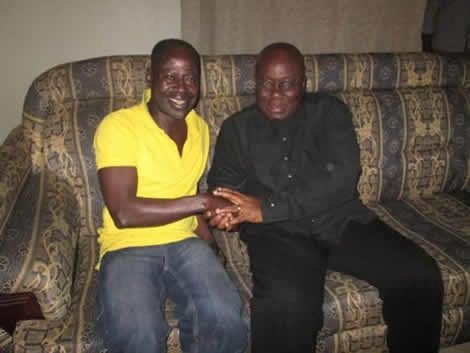 Nana Akuffo Addo with Amakye Dede
