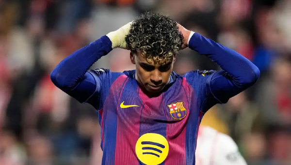 Lamine Yamal misses penalty as Girona stun Barcelona in La Liga