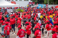 The health walk was to promote living a healthy lifestyle