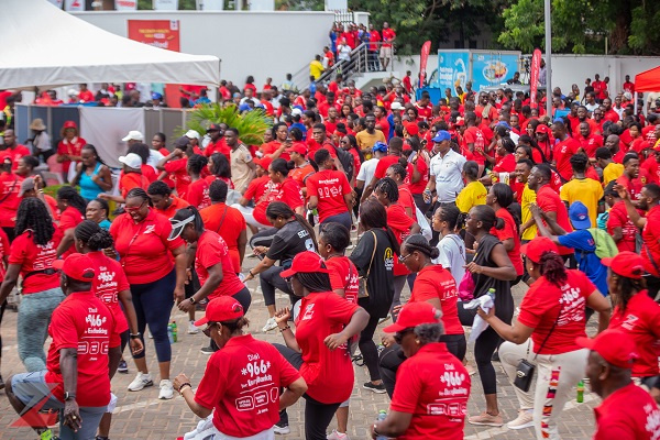 The health walk was to promote living a healthy lifestyle