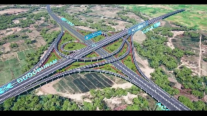 The project is designed to provide a faster alternative to the existing Accra-Kumasi highway