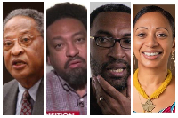 Prof Francis, Gamal (M), Sekou and Samia Yaba Nkrumah