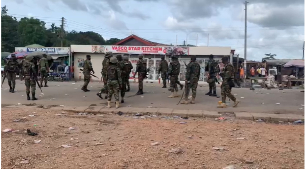 Soldiers clash with small-scale miners causing death of 8 persons