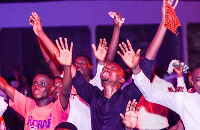 A file photo of people worshiping
