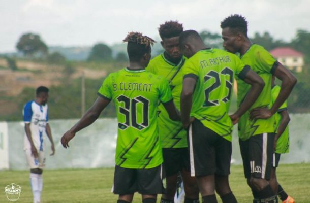 Dreams FC is 6th with 47 points and Accra Great Olympics is 15th with 42 points