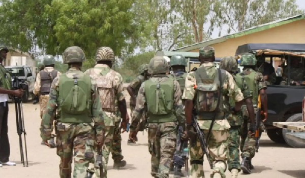 File photo of military men