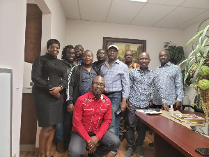 Some of the newly executives in a photograph