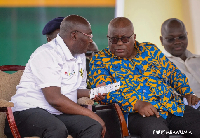 President Akufo-Addo with Dr. Bawumia