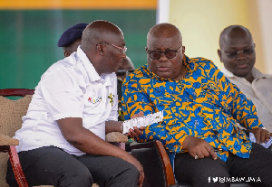 Dr. Mahamudu Bawumia with President Nana Addo Dankwa Akufo-Addo