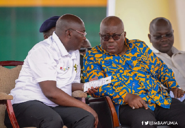 President Akufo-Addo with Dr. Bawumia