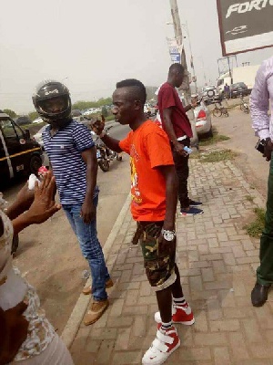 Shatta Wale Accident