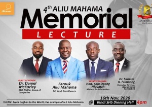 Aliu Mahama Memorial Lecture 2020