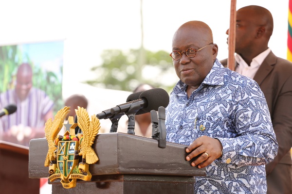 President Akufo-Addo has been in office for 6months