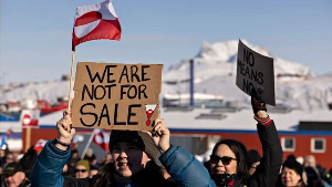 Protesters In  Nuuk