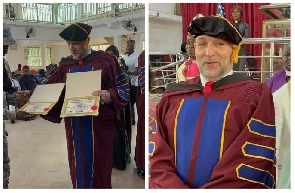 Ambassador Zein becomes only the second person in the past 15 years to receive dual doctorate honors