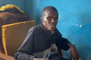 Watch the emotional moment Dan Kwaku Yeboah foundation paid for amputation of the leg of Robert Mensah's son