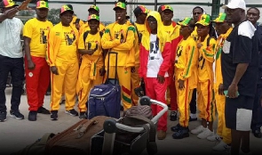 Boxers from the Black Bombers camp