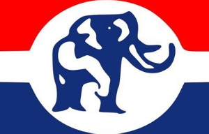 A flag of the New Patriotic Party