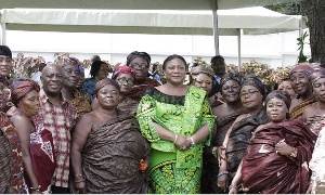 The group thanked the first lady for her support towards various  projects in the country