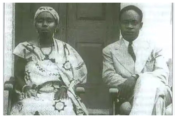 Dr Kwame Nkrumah and Elizabeth Nyanibah
