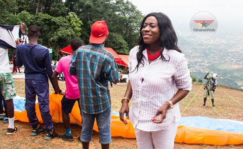 Tourism Minister, Catherine Afeku was there to witness the event