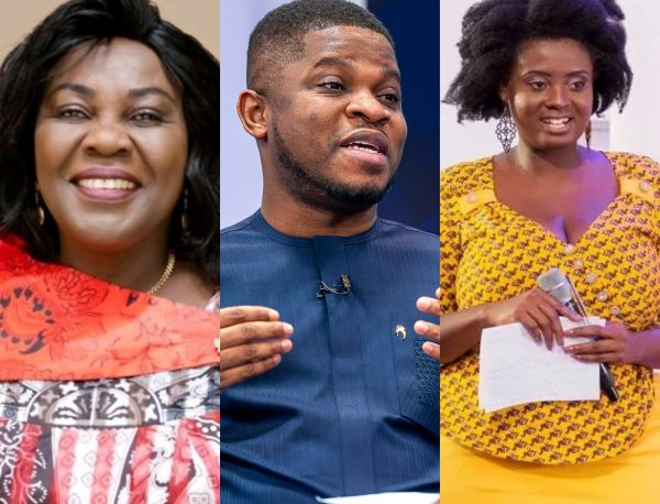 L-R: Cecilia Dapaah, Sammy Gyamfi and Victoria Hammah