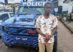 Man arrested for allegedly stealing police armoured vehicle