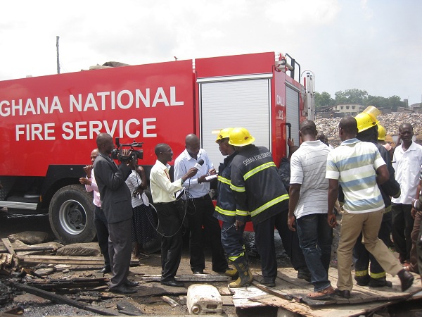 Fire Service personnel at work.     File photo.
