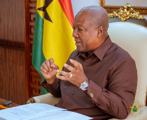 John Dramani Mahama is the President of Ghana