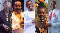 From L to R; Amakye Dede, Daddy Lumba, Nacee, Wiyaala, and Jack Alolome